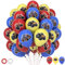 42 Stück Latex Luftballons, Truck Geburtstagsdekoration Latexballons, Cartoon Theme Ballondekoration Birthday Ballon, Geeignet für Kindergeburtstag, Babyparty, Abschlussfeier, Themenparty