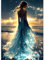 DAERLE Fantasie Mädchen Diamant Painting Bilder für Erwachsene Anfänger, 5D Fee Diamond Painting Set, DIY Strass Bilder Diamant Kunst Kits, Diamant Painting für Zuhause Dekor 30x40 cm