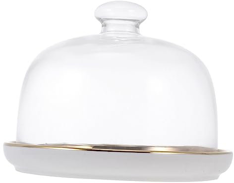 OFFSCH Piatto Da Portata Per Torte Coperchio in Piatto Multifunzionale Per Contenitori Snack Alimenti Frutta