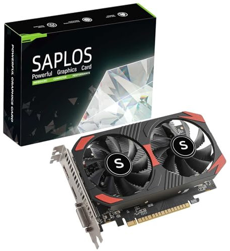 GTX 1050 Ti Gaming Graphics Card, 4GB, 128 Bit, GDDR5, DisplayPort HDMI DVI, Computer GPU, PC Video Cards, Dual Air Cooling, PCI Express x16 3.0, DirectX 12, 8K Displays Support