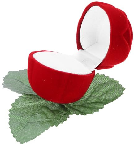 CHILDWEET Kreative Rosen- -box Schmuckschatulle Für Verlobungsringe Romantische Aufbewahrung Für Valentinstag Und Jubiläen Schützt Vor Kratzern Und Beschädigungen