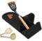 Umiocns Spoon Holder for Stove | Kitchen Utensils Holder Spoon Rest | Double Slot Rack with Drip Tray, Display Stand Kitchen Gadgets for Tongs Ladles Spatulas Organization