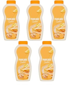 Pancake Shaker Mix, Ready to Use Baking Mix, 155g Bottles, Pack of 5