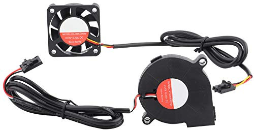 Yusat Ventola DC + Ventola Kit Accessori Stampante 3D Parti Elettriche 5V per Prusa I3 MK3/3S MK2/2.5V