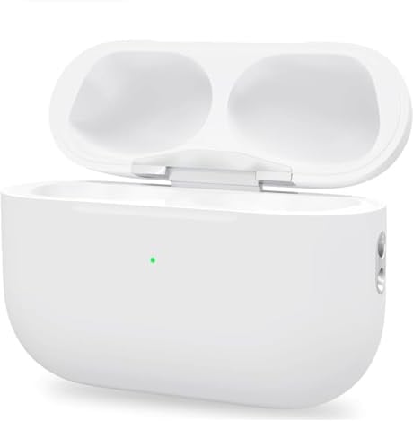 Kabelloses Ladecase Ersatz kompatibel mit Air Pods Pro 1 und 2 Generation, | Wireless Charging Case mit Bluetooth Pairing Sync Button eingebauter Akku