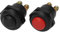 KFZ Drucktaster 25A Druckknopf Taster Schalter Start Anlasser Hupe (Rot)