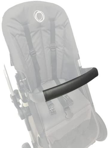 PROTEC TIF | Funda Polipiel para Asa de Transporte compatible con Bugaboo Cameleon 3 (Se coloca encima de la goma original) (Negro)