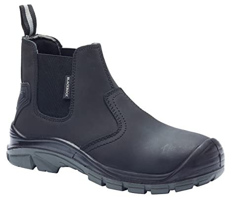 Blackrock S3 Pendle Composite Dealer Work Boots, Mens Womens Safety Boots Black, Composite Safety Shoes, Composite Toe Cap, Water Resistant Metal-Free Safety Boots, Non-Metallic Safety Shoes - Size 9