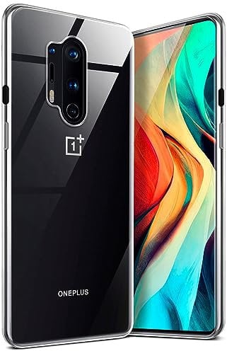 moex Aero Case für OnePlus 8 Pro Hülle Durchsichtig, Silikon Handyhülle Transparent, Clear Case Ultra Slim, Backcover Schutzhülle Dünn, Silikonhülle Minimalistisch, Klar