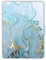 Étui pour Kindle Kindle Touch 2014 (Kindle 7 7e génération) étui étanche pour liseuse Kindle Paperwhite, e-Book-Reader-couvre avec mise en veille automatique/réveil/abstrait esthétique bleu p