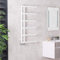 Warmehaus 988 x 500mm White Designer Heated Towel Rail Warmer Central Heating Bathroom Ladder Radiator
