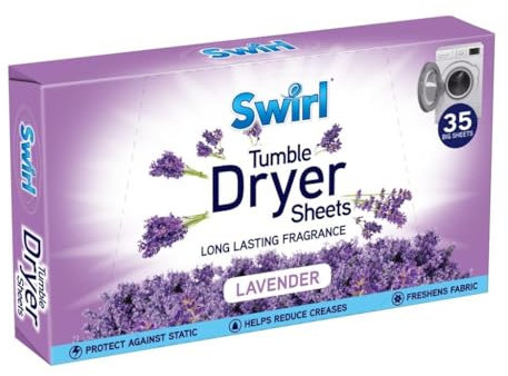 Swirl Draps pour sèche-linge Lavande 35 feuilles