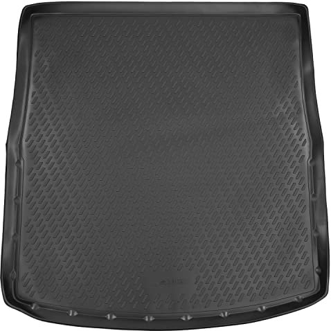 PETEX 3D Kofferraum Schalenmatte Passform für Mazda 6 Kombi ab 11/2012, Kofferraumwanne in schwarz