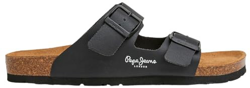 Pepe Jeans Oban Classic 2 W, Sandale Femme, Noir (Black), 6