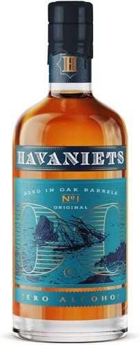 Havaniets Rhum - Boisson sans Alcool - Vieilli en Futs - Boisson sans Alcool Premium - 0.0% d'alcool - 500mL