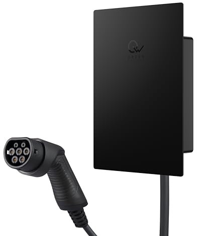 Green Wallbox 2 Pro Slim Ladestation für Elektrofahrzeuge - Ladestation mit 10 Meter Typ-2-Kabel - Leistung von 11 kW - Smart Charging - Dedizierte Mobile App - LED-Beleuchtung