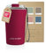 LARS NYSØM Mug Isotherme Cafe to-go avec sangle et couvercle en tritan 380ml | Tasse de voyage 0.38 litre avec isolation | Tasse thermique étanche en acier inoxydable (Berry Red, 380ml)