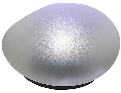 Fiorky Lampe solaire à galets à contrôle optique Lampe de jardin solaire IP55 Lampe de paysage extérieure étanche 600 mAh Lampe solaire à galets dure jusqu'à 8 heures pour balcon de parc (lu