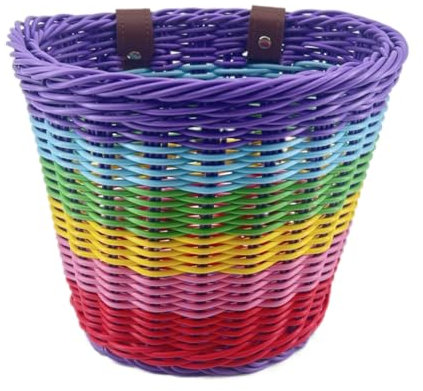 EIRONA BASKETR Fahrrad Lenkerkorb für Kinderfahrrad, Laufrad, Roller, Dreirad, Fahrradaufbewahrung mit DIY Aufkleber