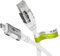 Goobay 10m USB-C™ to RJ45 Ethernet CAT 6 Cable - LAN Adapter for Laptop, Macbook, Smartphone & Router - Data Transfer up to 1 Gbit/s - Compatible with USB-C™ Devices & Thunderbolt 3 - White
