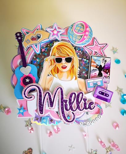Personalised Singer Taylor Cake Topper, 3D Cake Decoration