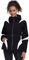 ALSOGO Damen Skijacken Wasserdicht Isoliert Snowboard Berg Kapuzen Schnee Mantel Jacke mit Gürtel Schwarz S
