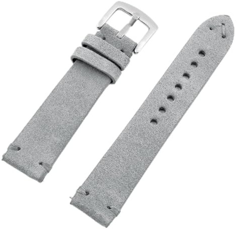 BOLEXA Weiches Wildleder-Uhrenarmband, 18 mm, 20 mm, 22 mm, Vintage-Ersatzarmband, Schnellverschluss, Uhrenzubehör