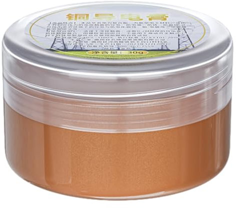 Grasa De Cobre - Grasa De Contacto Eléctrico | Pasta Conductora De Alta Temperatura 30 G Con Una Fuerte Adhesión, Compuesto Multipropósito Para Aplicaciones Automotrices, Electrónicas Y De Construcció