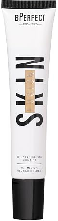 BPerfect Skin Fusion Skin Tint SPF 25 – Lightweight, Buildable Skincare Hybrid for a Radiant, Natural-Look Base – Shade 15 Medium Neutral Golden, 30ml
