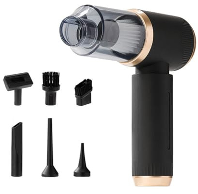 NUEAYMS Aspirateurs à Main Rechargeables 4 en 1, Appareil d ' épilation de Puissance 5000Pa pour intérieur de Voiture, Meubles de Maison