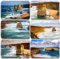 Merchandise for Fans Australien 12 Apostel Landschaft - 6 rechteckige Kühlschrankmagnete 7X 4,5 cm - 01 für Memoboard Pinnwand Magnettafel Whiteboard
