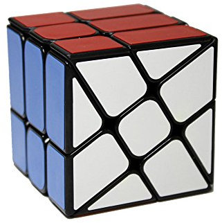 OJIN YONGJUN YJ Windmühle V2 3x3 YJ Rad Fenghuolun 3x3x3 Puzzle Glatte Denkaufgabe Puzzle Spielzeug (Schwarz)