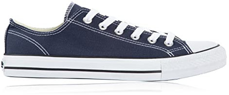Soul Cal Canvas Low Mens Trainers Navy 9 (43)