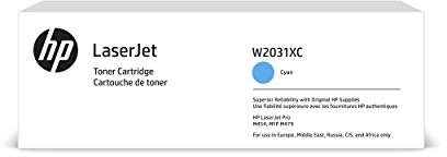 HP 415X Cyan Contractual Laserjet **New Retail**, W2031XC (**New Retail** Toner)