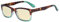 Eyekepper Stilvolle Blaulicht-Schutzbrille mit Gelber Filtergläser - Klassische UV-Strahlen und Blendschutz-Computerbrille für Damen - Schildpatt/Grn +3.00