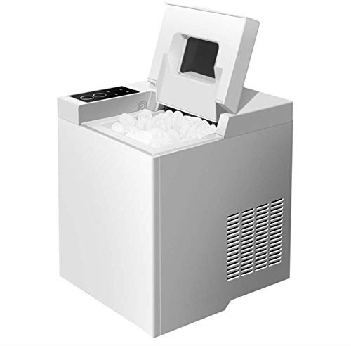 ZH1 La máquina de Hielo automática con luz indicadora Puede Ajustar el tamaño de los Cubitos de Hielo. El Sensor infrarrojo Produce Hielo rápidamente y avisa de la escasez de Agua y del Hielo Lleno.