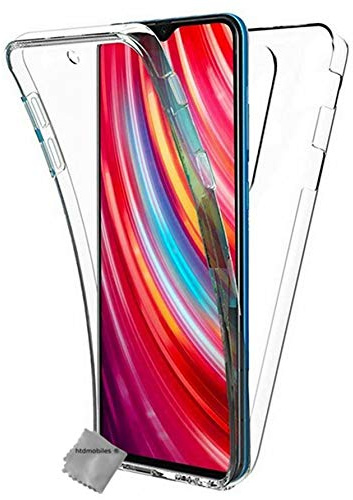 COPHONE - Cover per Xiaomi Redmi 8 / 8A 100% trasparente 360 gradi protezione totale morbida anteriore + rigida posteriore. Custodia touch antiurto a 360 gradi per Xiaomi Redmi 8 / 8A
