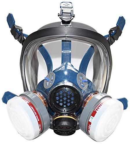 UOPASD Sincelo Organic Vapor Respirator full face gas mask with Activated Carbon Air Filter