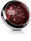 Paula & Fritz® Aufsatz-Dermal Anchor 4-mm Kugel Glitzer Rot 316L Chirurgenstahl 1,2-mm Gewinde Haut-Anker Skin Diver Implantat Aufsatzkugel Epoxid