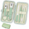Manicure Set,Travel Nail Clipper Set with Stainless Steel Toe and Finger Nail Clippers Eyebrow Tweezer Nail File, Nail Care Kit Manicure Pedicure Kit Grooming Gift for Men Women Teens