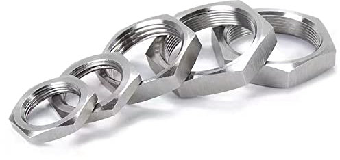 M30-1.0,Enfrente 41 mm，6mm Tuerca hexagonal gruesa y delgada 304 acero inoxidable gb808 Cantidad 5