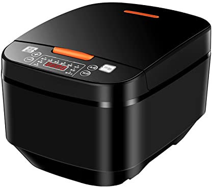 One Touch Rice Cooker, 9-in-1 Smart Cooker, 5L Digital Rice Cooker and Steamer with 9 Programs & 7-Phase Technology, Adjustable Temp&Time, for Slow Cook, Rice Cooker, Yogurt, Steam