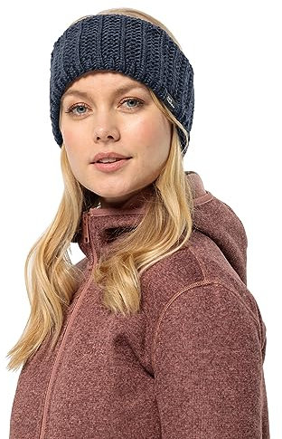 Jack Wolfskin Damen HIGHLOFT Knit Headband W Winter-Stirnband, Night Blue, M