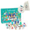 Disney Advent Calendar 2023 Kids & Disney Toys Puzzle - Wooden Childrens Calendars for 1 Year Old Baby, Toddler, Boys, Girls - Mickey & Animals Figures Playset, Christmas Countdown Gifts - Orange Tree