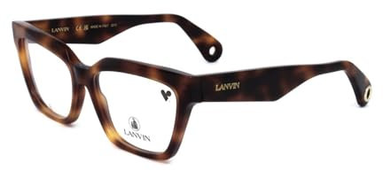 Lanvin LNV2636 214 Havana Eyewear Woman Acetato, Modified Rectangle, 55