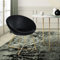 ML-Design Esszimmerstuhl aus Samt, Schwarz, Wohnzimmerstuhl mit runder Rückenlehne, Polsterstuhl mit goldene Metallbeine, Ergonomische Sessel für Esstisch, Küchenstuhl Schalenstuhl Schminktisch Stuhl