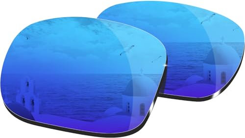 HiCycle2 Polarisierte Sonnenbrille, Ersatzgläser für Oakley Holbrook-Gläser, OO9102, 55 mm, Dicke: 2,0 mm, Eisblau, nothing