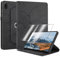 for Honor Pad X8a 11 Inch 2024 Case with Screen Protector PU Leather 3D Life Tree with Pencil Holder 360 Degree Stand Full Shockproof Protective Tablet case Covers - Black