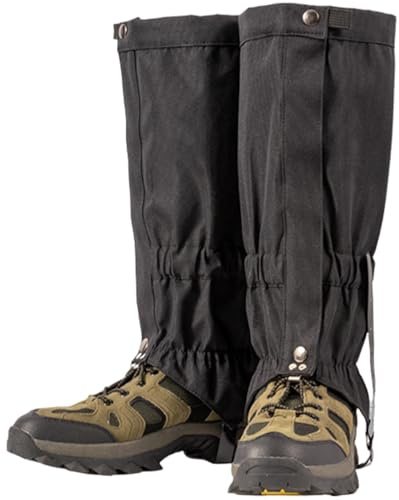 Gamaschen für Jagd, Gamaschen für Herren, wasserdichte Wanderstiefel, verstellbare Gamaschen, wasserdichte Wandergamaschen für Damen, Herren, Skifahren, Schneeschuhe