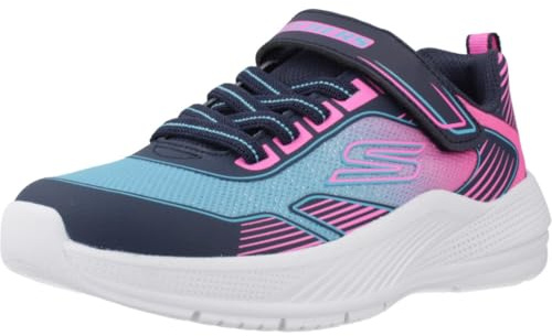 Skechers Girls' Oasis Point Trainer, Navy, 2 UK Child